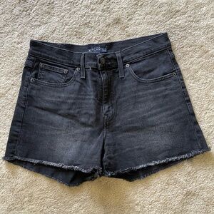 J Crew Mercantile Black Jean Shorts Size 29